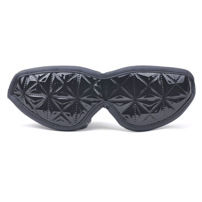 Embossed Fetish Mask Black
