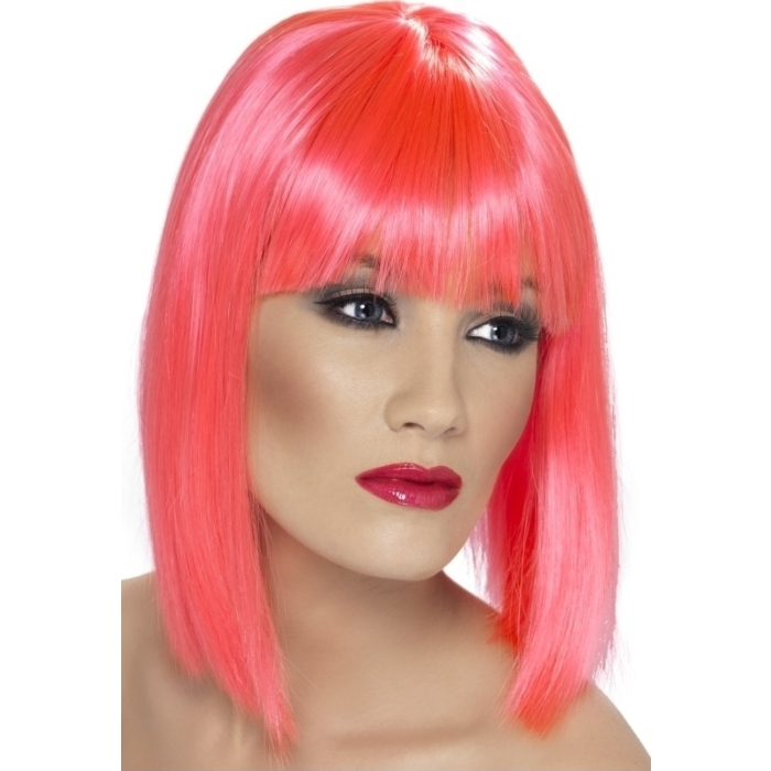 Neon Glam Wig Pink