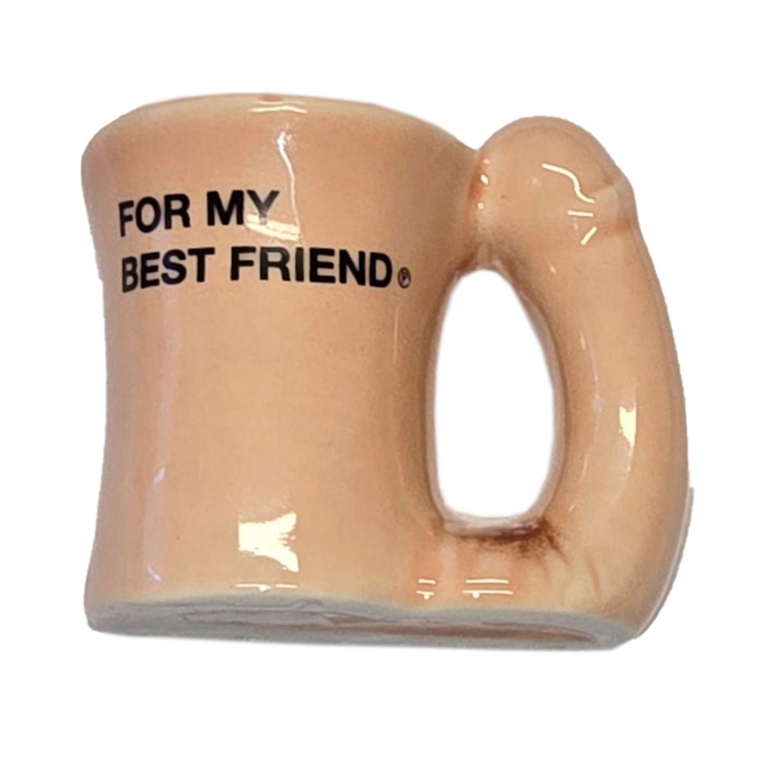 Diablo Picante – Ceramic mug magnet with penis handle - For my best friend