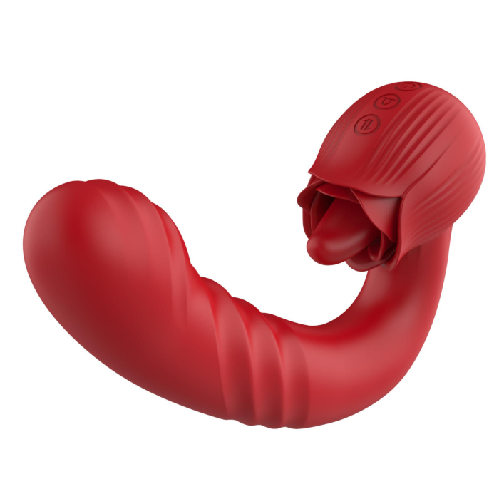B - Series Cute Rose Thrusting Vibrator