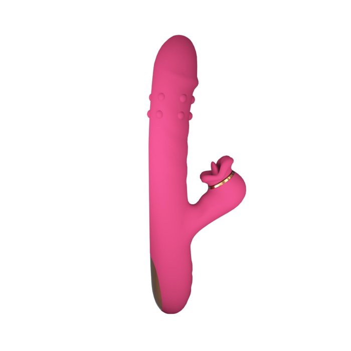 Rabbit Vibrator with Rotation & Licking Tongue – 7+7 Functions
