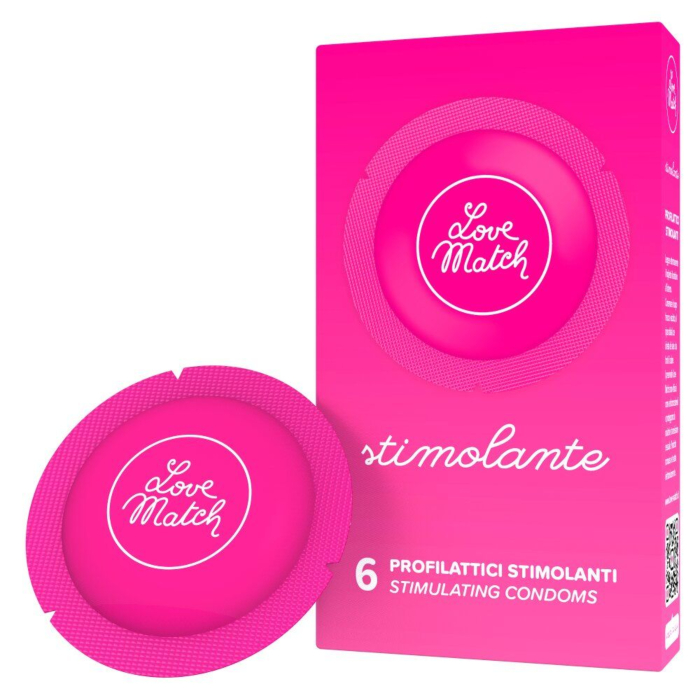Love Match Stimulating 6 pieces condoms