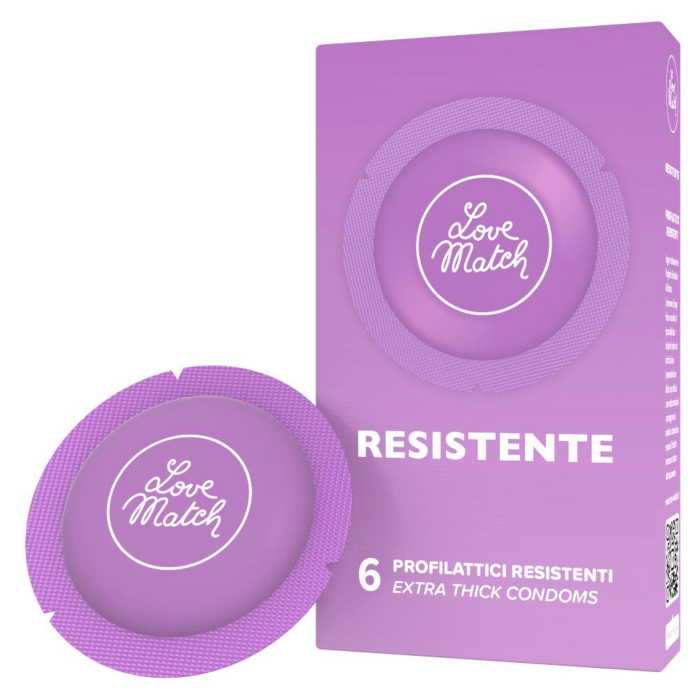 Love Match Resistant condoms 6 pieces