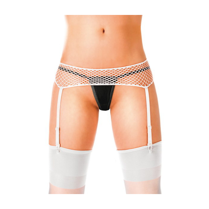 White Garter Belt Lingerie - OS