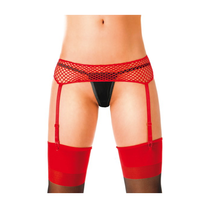 Red Garter Belt Lingerie - OS