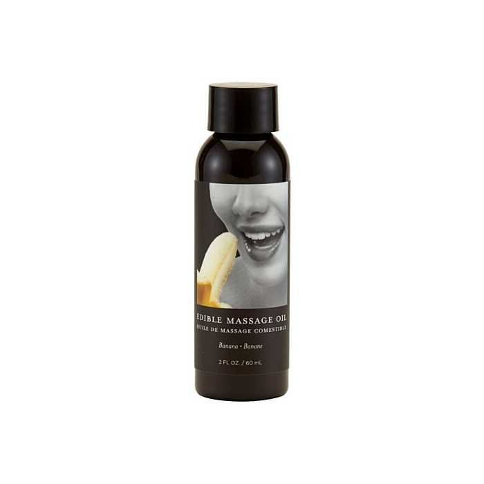 Edible Massage Oil - Earthly Body Edible Massage Oil Banana Transparent 60ml