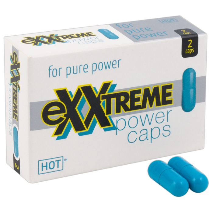 Male Enhancement Capsules - Hot Exxtreme Power Caps Man 2 Pack