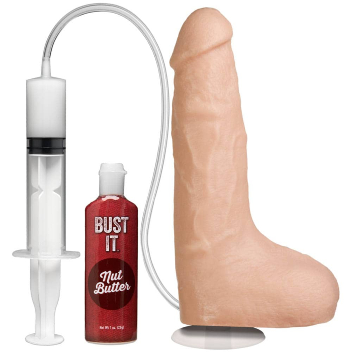 Squirting Dildo - The Realistic Cock Squirting with Vac-U-Lock Suction Cup