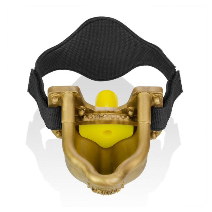 Oxballs Urinal Gag Strap-on Piss-Gag Gold/Black OS