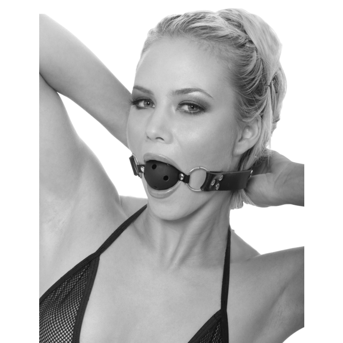 Breathable Ball Gag - Pipedream Fetish Fantasy Limited Edition Breathable Ball Gag Black