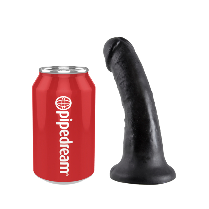 King Cock Black 6in - Realistic Black Dildo by Pipedream