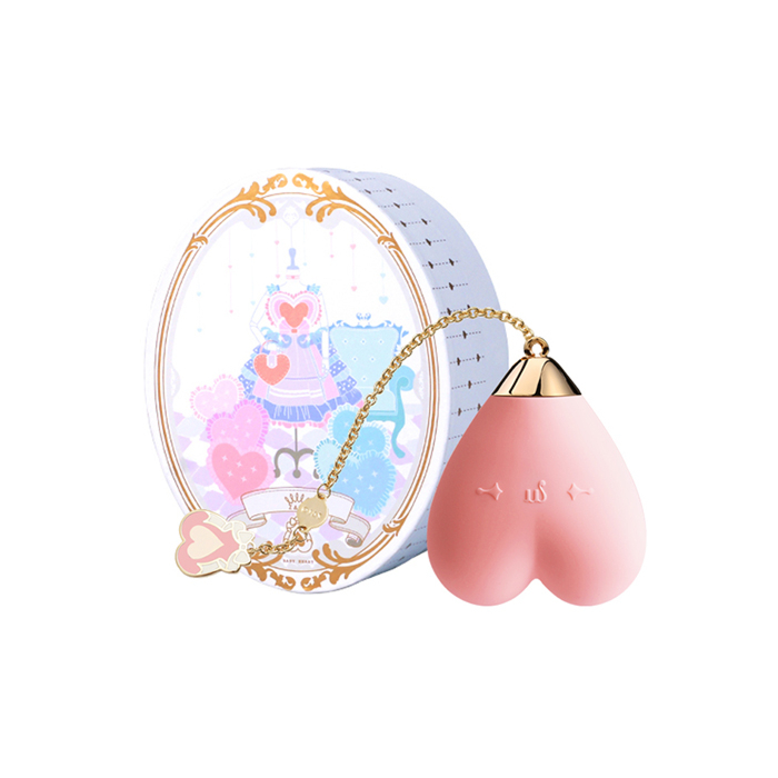 Zalo Baby Heart Strawberry Pink - Lay-On Vibrator