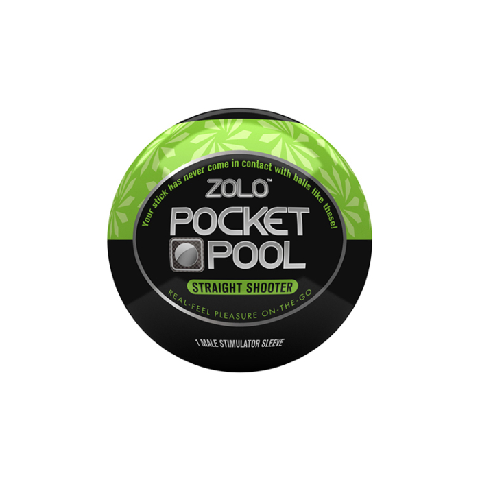 Zolo Pocket Pool Straight Shooter - Green Pleasure
