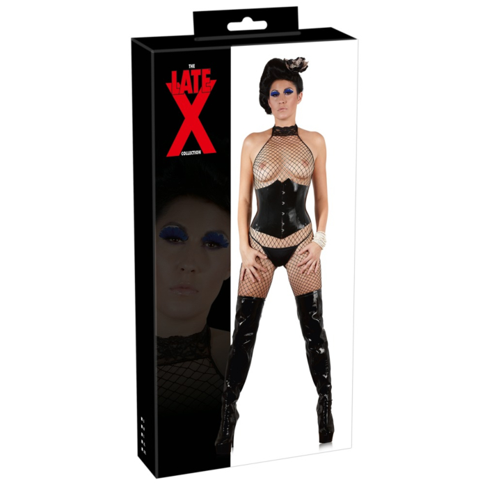 Latex Waist Cincher black