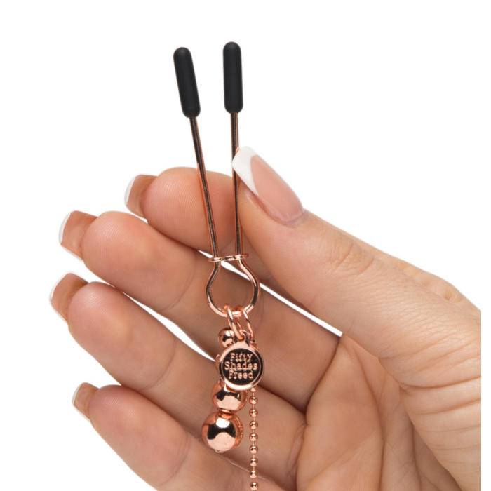 Nipple and Clitoral Chain - Fifty Shades Freed All Sensation Gold