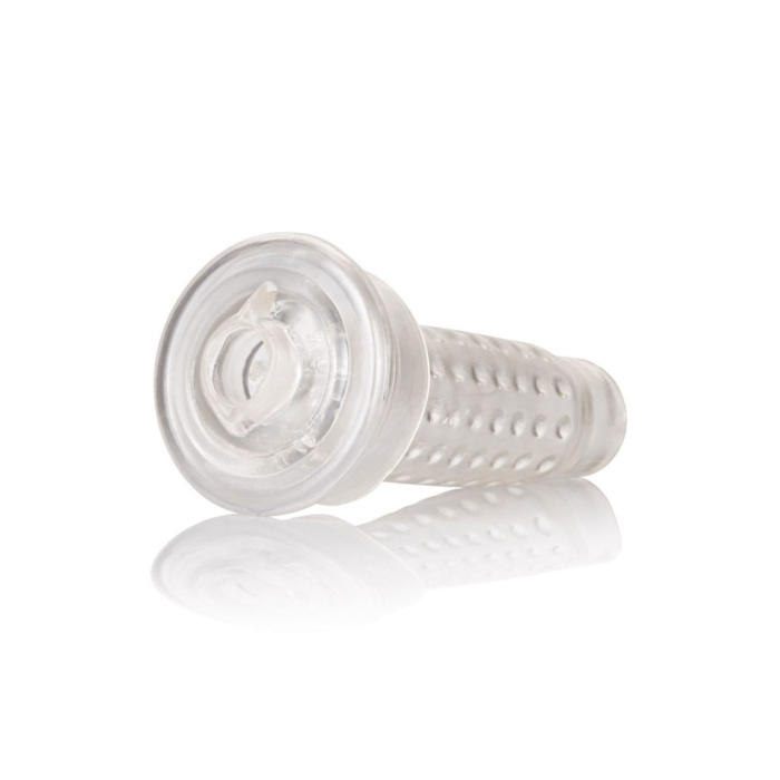 Masturbator Sleeve - CalExotics Stroker Pump Sleeve Pussy Transparent