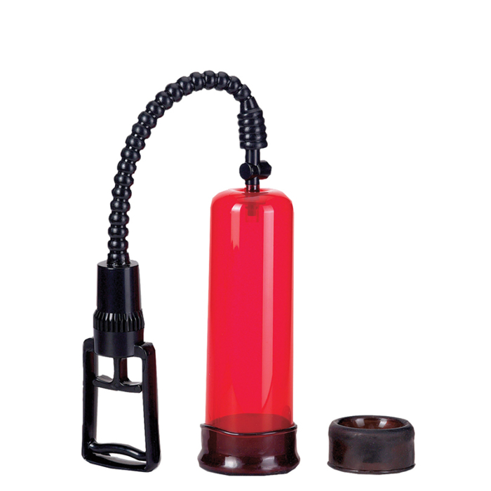 Penis Pump - Seven Creations Air Control Penis Red
