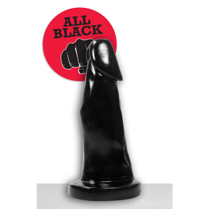 Realistic Dildo - All Black AB38 39cm Black