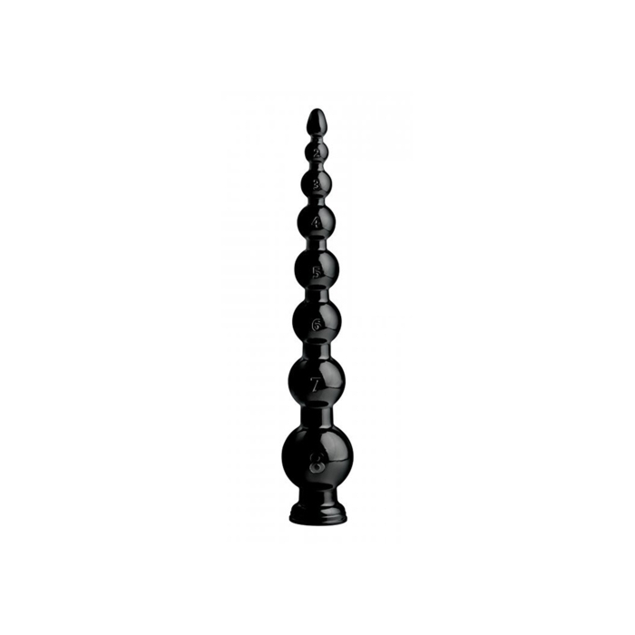 Gradual Bead Anal Snake Dildo 19" - XR Brands Hosed