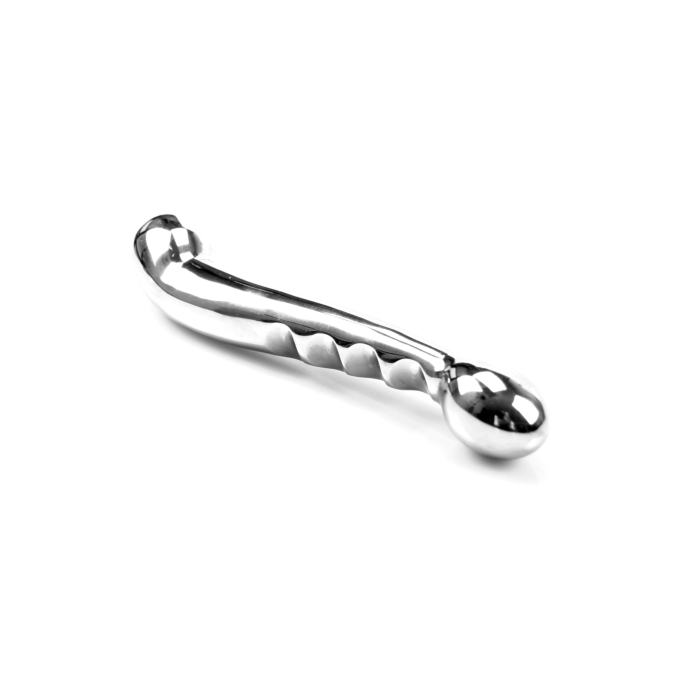 Metal Dildo - Kiotos Stainless Steel Elegant Unrealistic Dildo 17 cm Silver