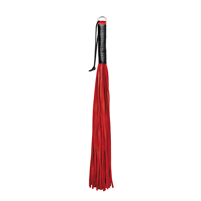 Leather Flogger - Kiotos Red 60cm 48 Straps