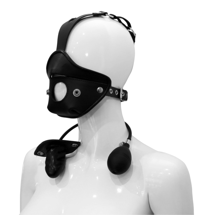 Inflatable Gag Mask - Kiotos Pump it Black