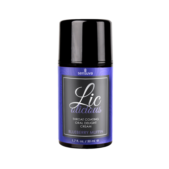 Sensuva - Lic-o-licious Oral Delight Cream Blueberry Muffin 50 ml