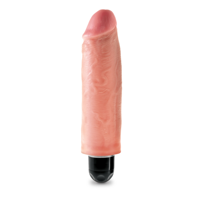 King Cock 6 Inch Vibrating Stiffy - Skin