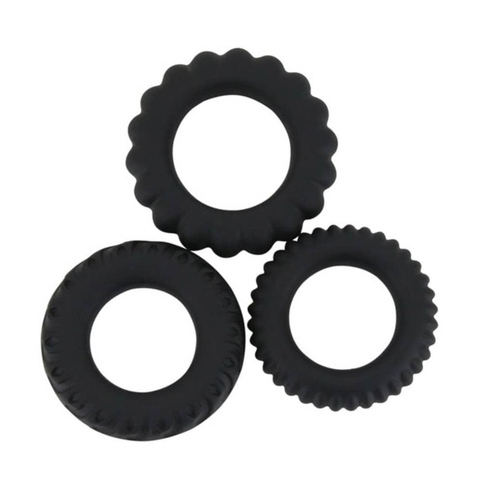 Τρία Δαχτυλίδια Πέους -Titan 3 in 1 Silicone Rings