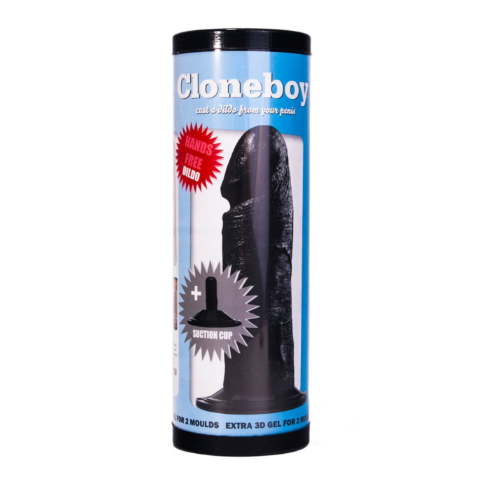 Cloneboy Cast Your Own Black Dildo With Suction Cup Black