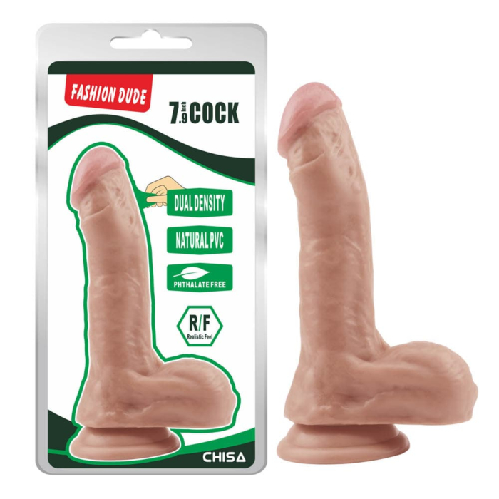 Chisa Novelties Fashion Dude 7.9 Inch Cock Flesh