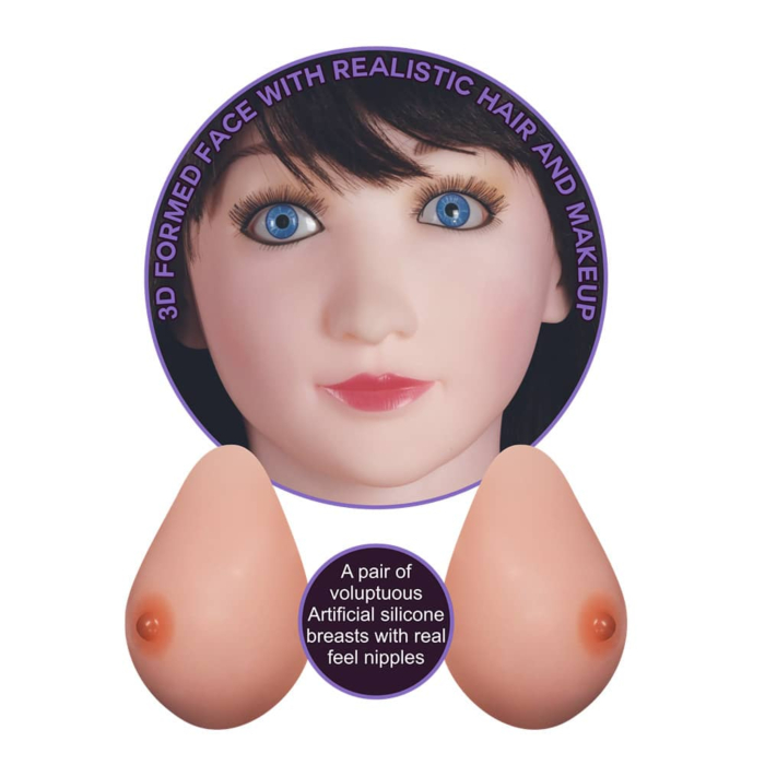 Ρεαλιστική μελαχρινή κούκλα σεξ - Silicone Boobie Super Love Doll Marilyn