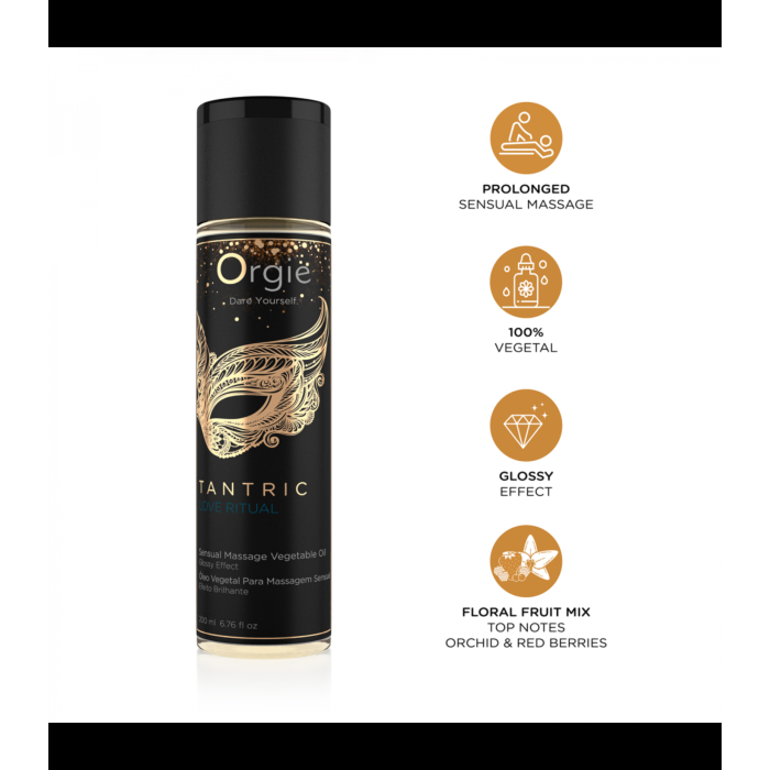 Orgie Tantric Love Ritual Massage Oil 200 ml