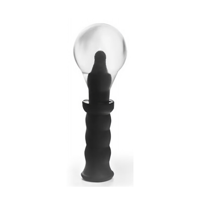Anal Dildo - HAM'R S-Bowl'R Clear Black 20.5cm