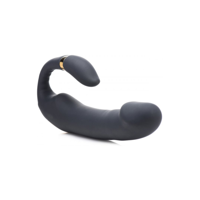 Imni 10X Pleasure Pose - Silicone Vibrator with Clit Stimulator