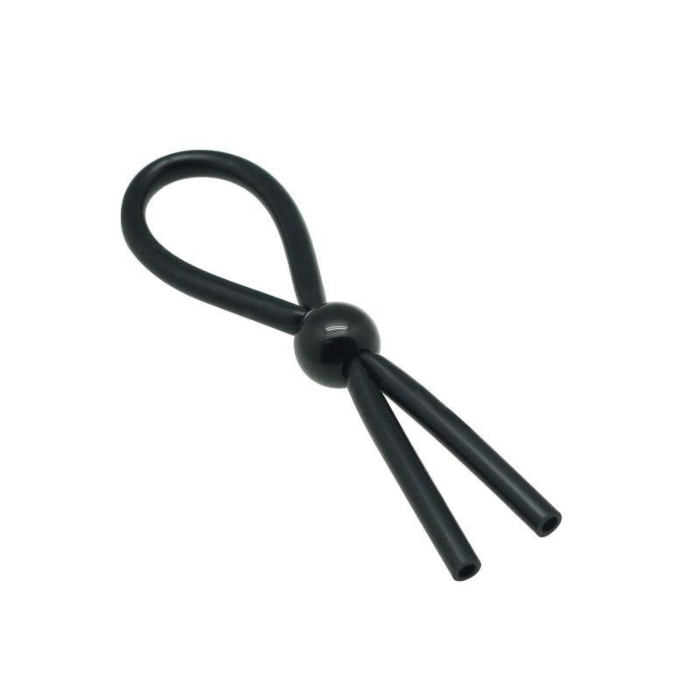 Timeless Pleasure Noose by Toyz4lovers - Black Ring