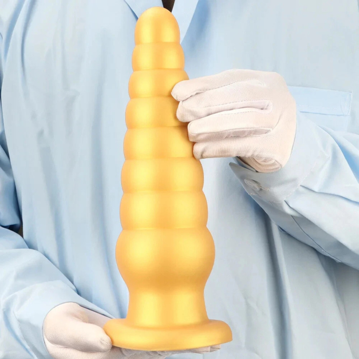 Cairo Gold Huge Anal Butt Plug Dildo Anus Dilator