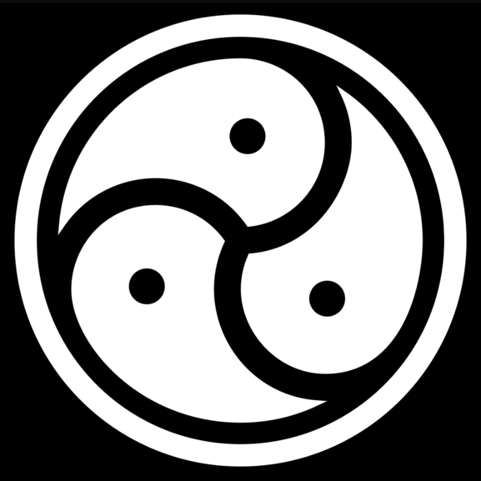 BDSM white logo