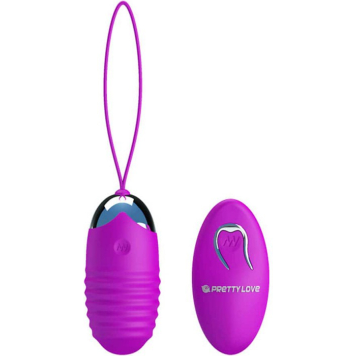 Silicone Vibrating Vaginal Egg Jessica (Purple) - Pretty Love