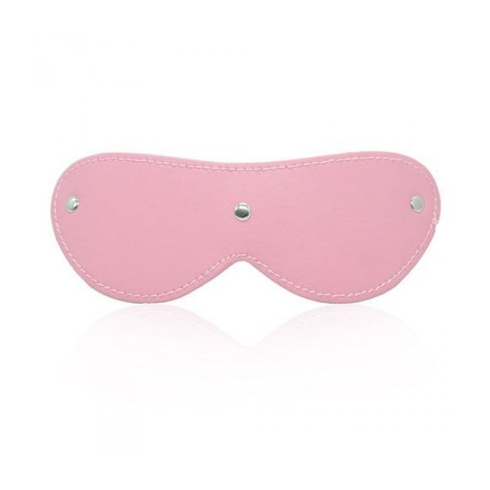Fetish Blindfold Mask PINK (Vegan Leather)