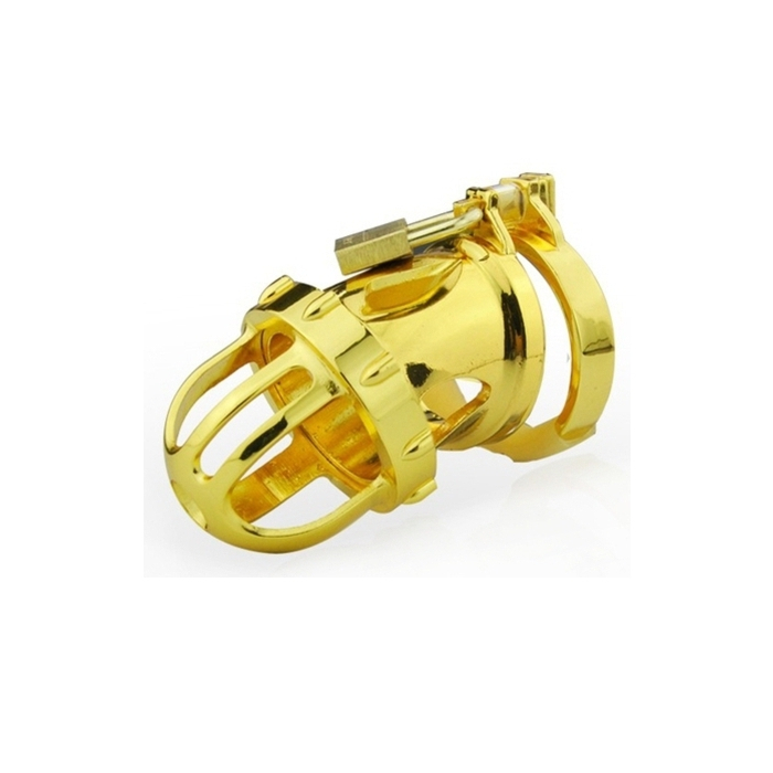Chastity cage with Kinger urethra rod 7 x 3.4cm - 4.5cm rod