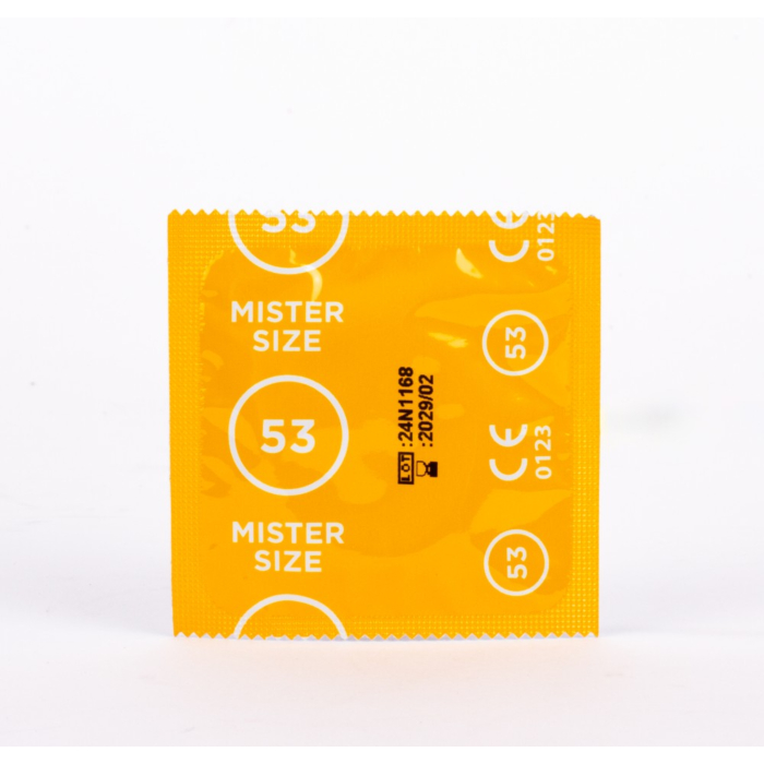 MISTER SIZE PURE FEEL EXTRA THIN CONDOMS 53MM 1PCS