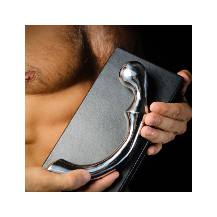 ZE-SLEAK - The Deluxe P & G Spot - Ultimate Stainless Steel Dildo