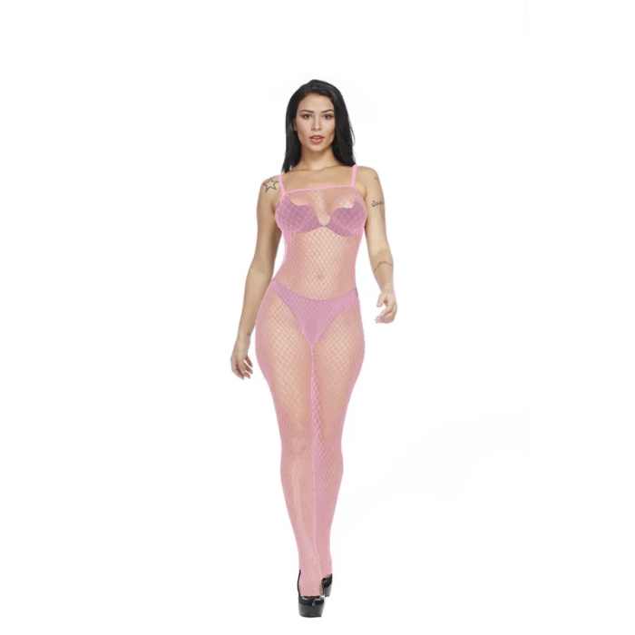Fishnet Bodytockings Pink