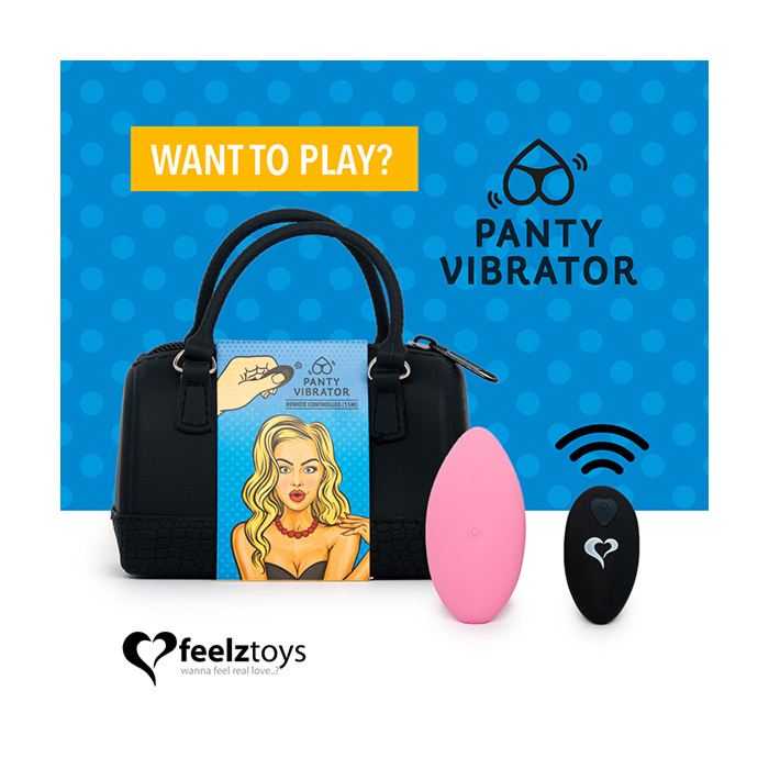 Feelztoys Panty Vibe Remote Controlled Vibrator pink 10cm