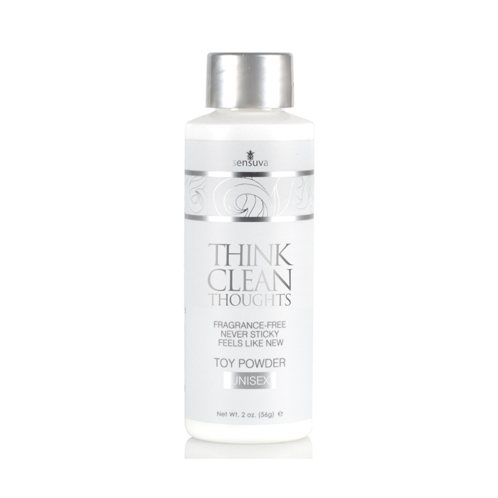 Sensuva - Think Clean Thoughts Anti Bacterial Toy Powder 56 Gram