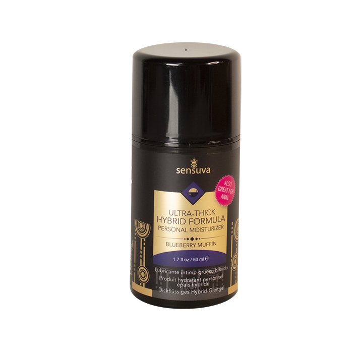 Ultra-Thick Hybrid Personal Moisturizer Lubricant 50ml (Blueberry Muffin) - Sensuva