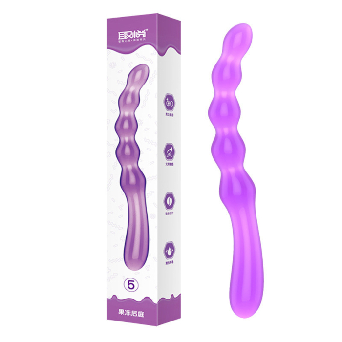 Jelly Stimulation Anal Plug Purple