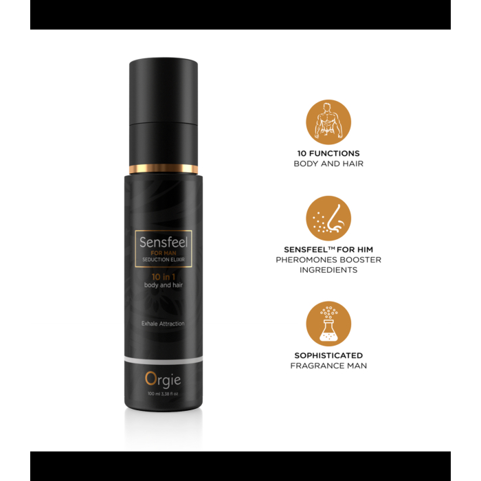 Orgie Sensfeel for Man Seduction Elixir 10 in 1 Body & Hair 100ml