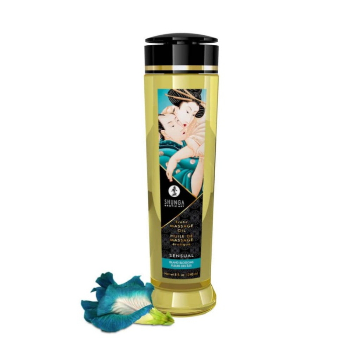 Shunga Erotic Massage Oil 240 ml - Islands Blossoms